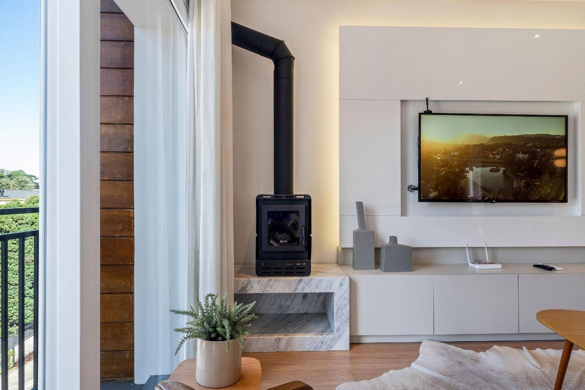 Apartamento Essence 2 Suites By Achei กรามาโด ภายนอก รูปภาพ